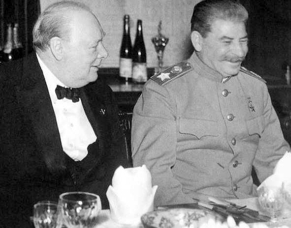 Черчилль и Сталин