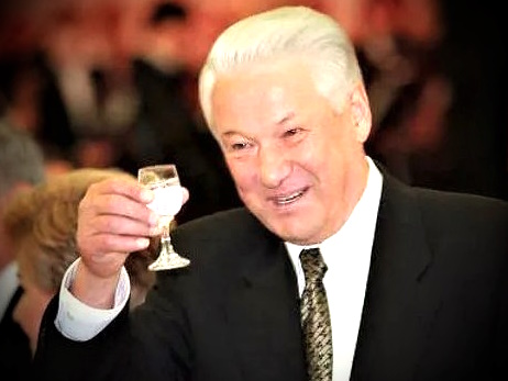 Ельцин с водкой
